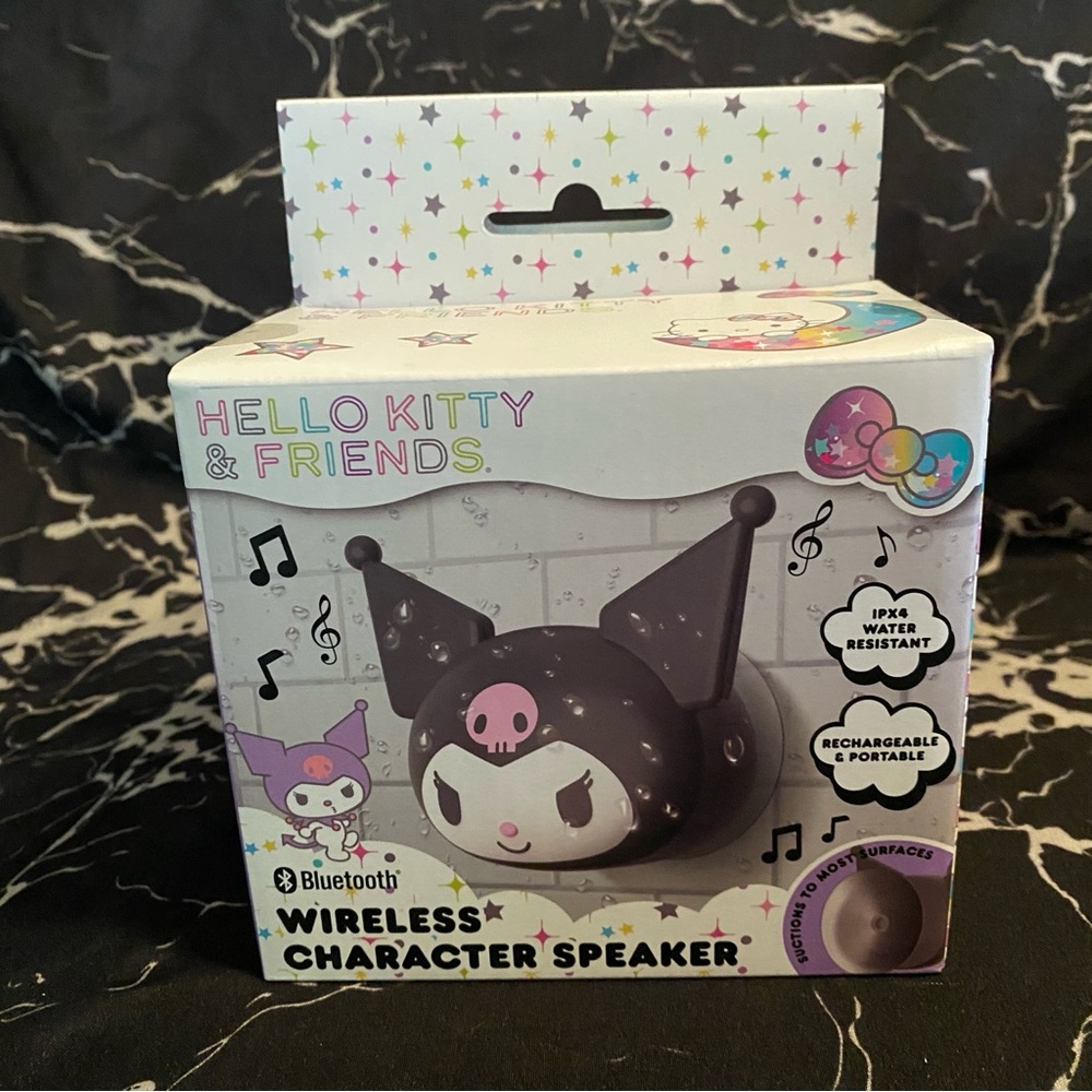 💜 Kuromi Wireless Bluetooth Water Resistant Shower Speaker